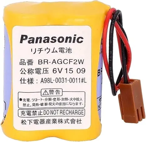 PLC Backup Battery : BR-AGCF2W : Panasonic