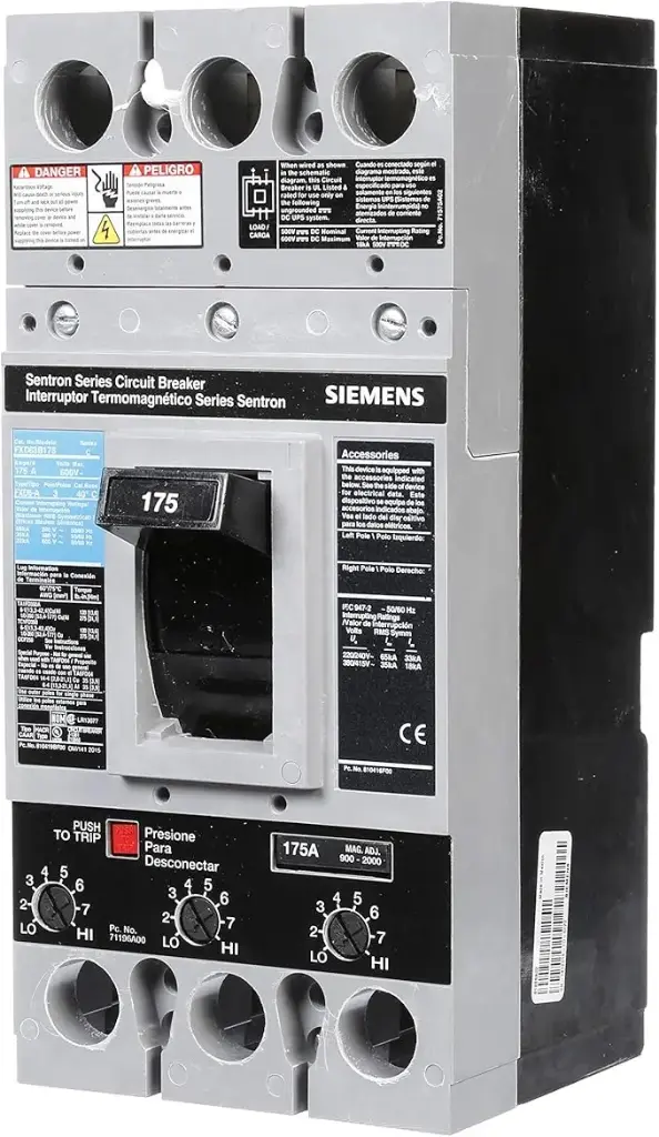 Molded Case Circuit Breaker : HFXD63B175L : Siemens
