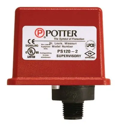 [109-170] Supervisory Pressure Switch : PS120-2 : 1341204 : Potter