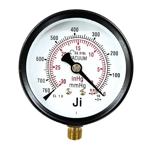 [110-010] Dual Scale Vacuum Gauge : 2.5" 63mm :  Jaspin