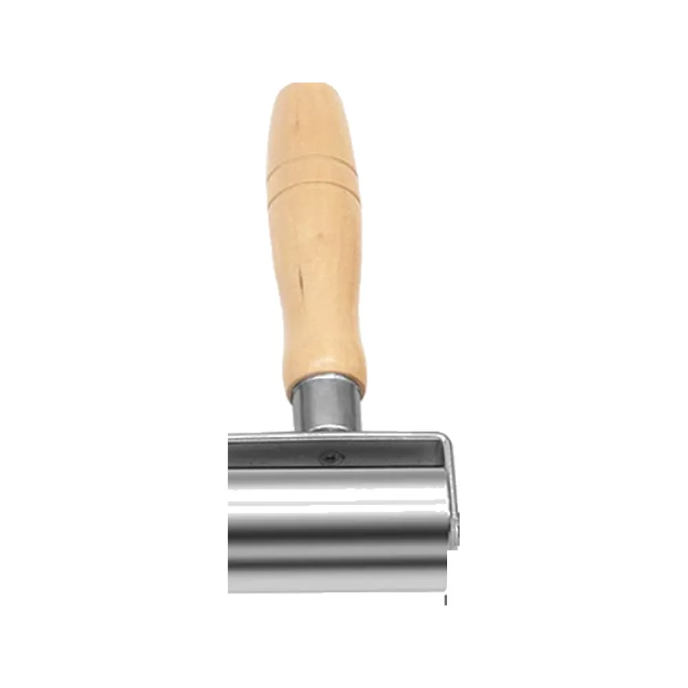[109-212] Steel Seam Roller / Leather Press Edge Roller, 60 mm (Medium)