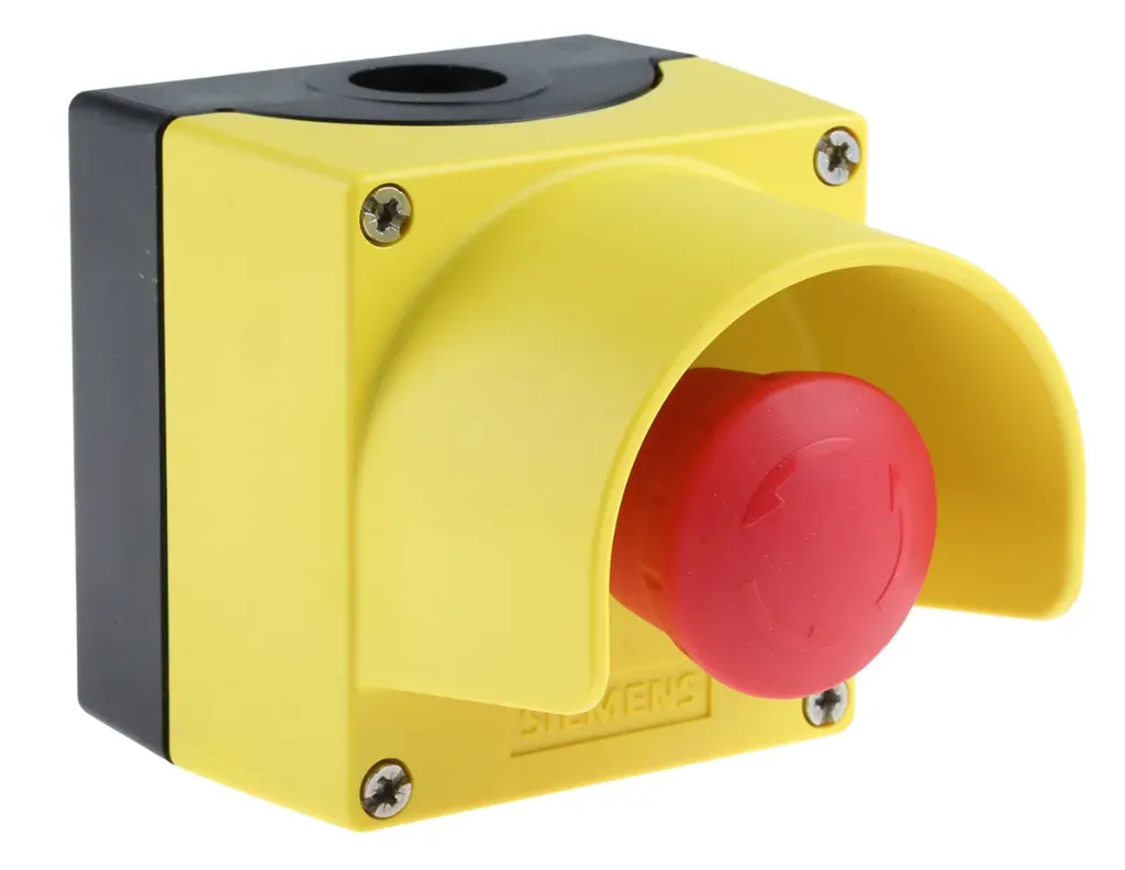 Emergency Stop Control Station : 3SU1801-0NB00-2AC2 : Siemens