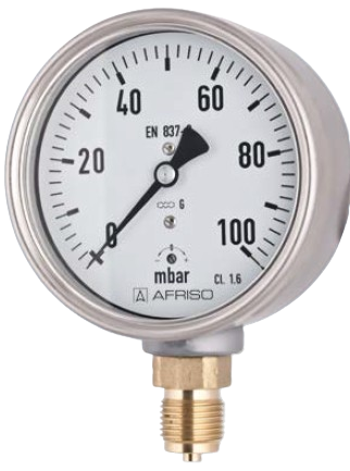 [110-005] Pressure Gauge : KP100 D401