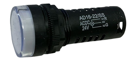 [106-001] Dual Colour Pilot Lamp : AD16-22SS : Red + Green