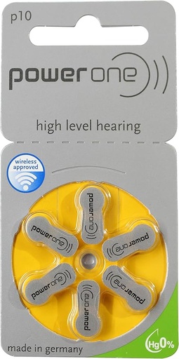 [101-011] Hearing Aid Battery : P10 : Power One 